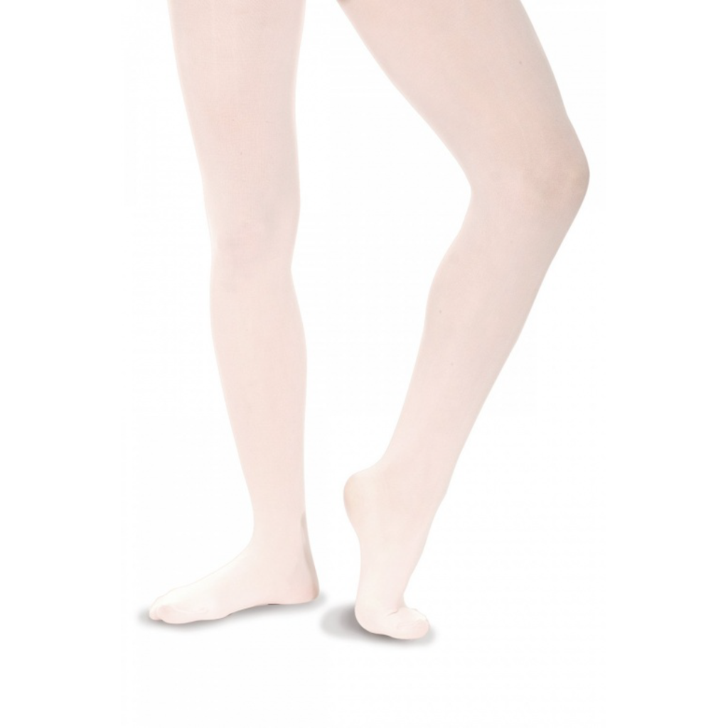 ROCH VALLEY WHITE ECONOMY BALLET TIGHTS - AGE 1-2