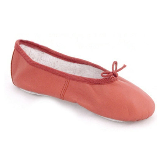BASIC RED LEATHER BALLET SHOES Dance Shoes Dancers World 