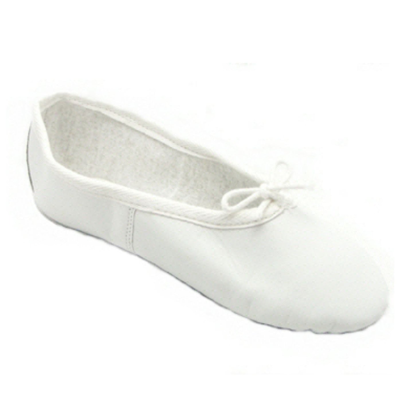 BASIC WHITE LEATHER BALLET SHOES Dance Shoes Dancers World 