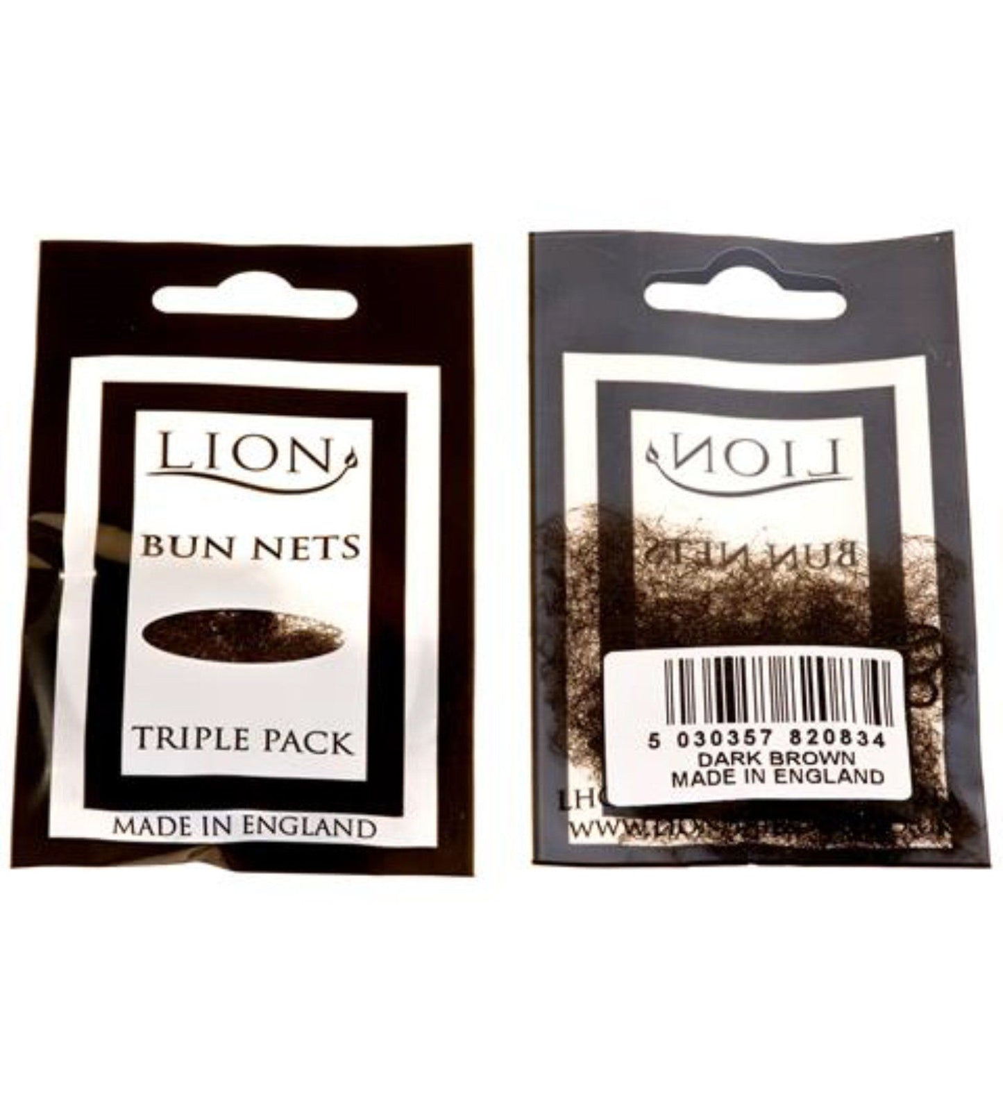 BUN NETS - PACK OF 3 Accessories Lion Dark Brown 