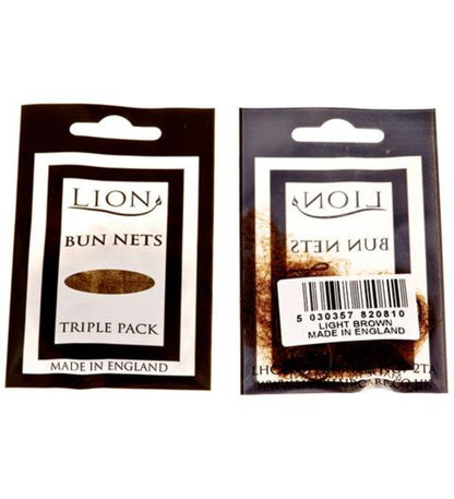 BUN NETS - PACK OF 3 Accessories Lion Light Brown 