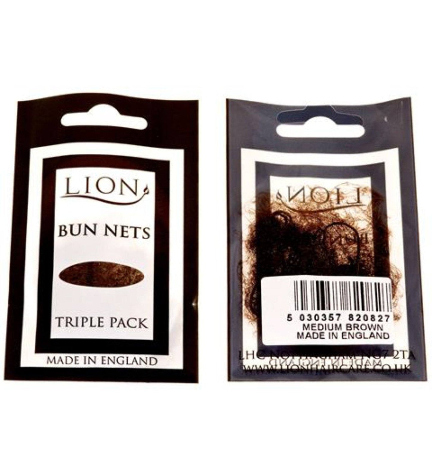 BUN NETS - PACK OF 3 Accessories Lion Medium Brown 