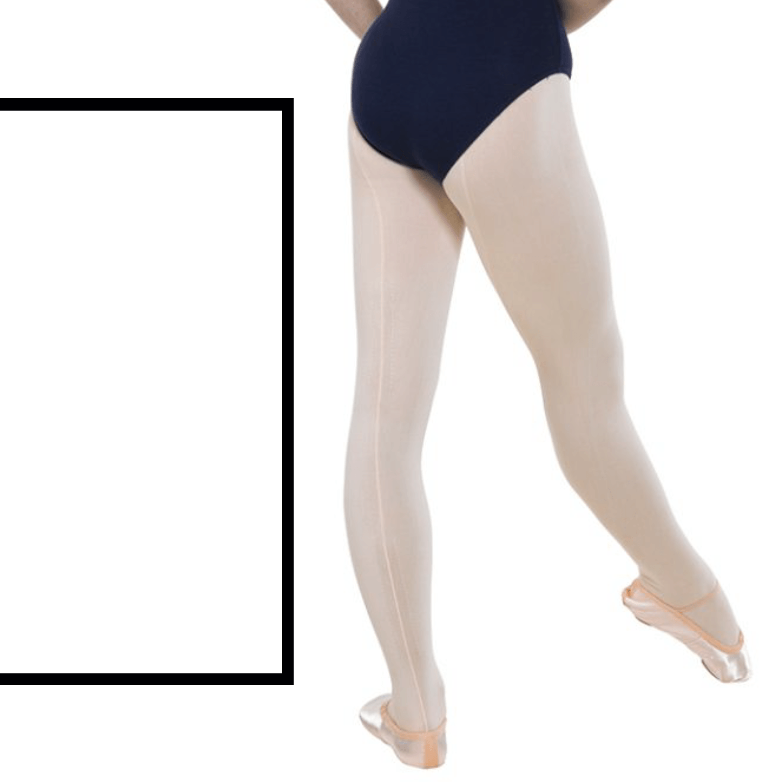 DEBUT SEAMED BALLET TIGHTS Tights & Socks Debut White Tots 2-4 years 