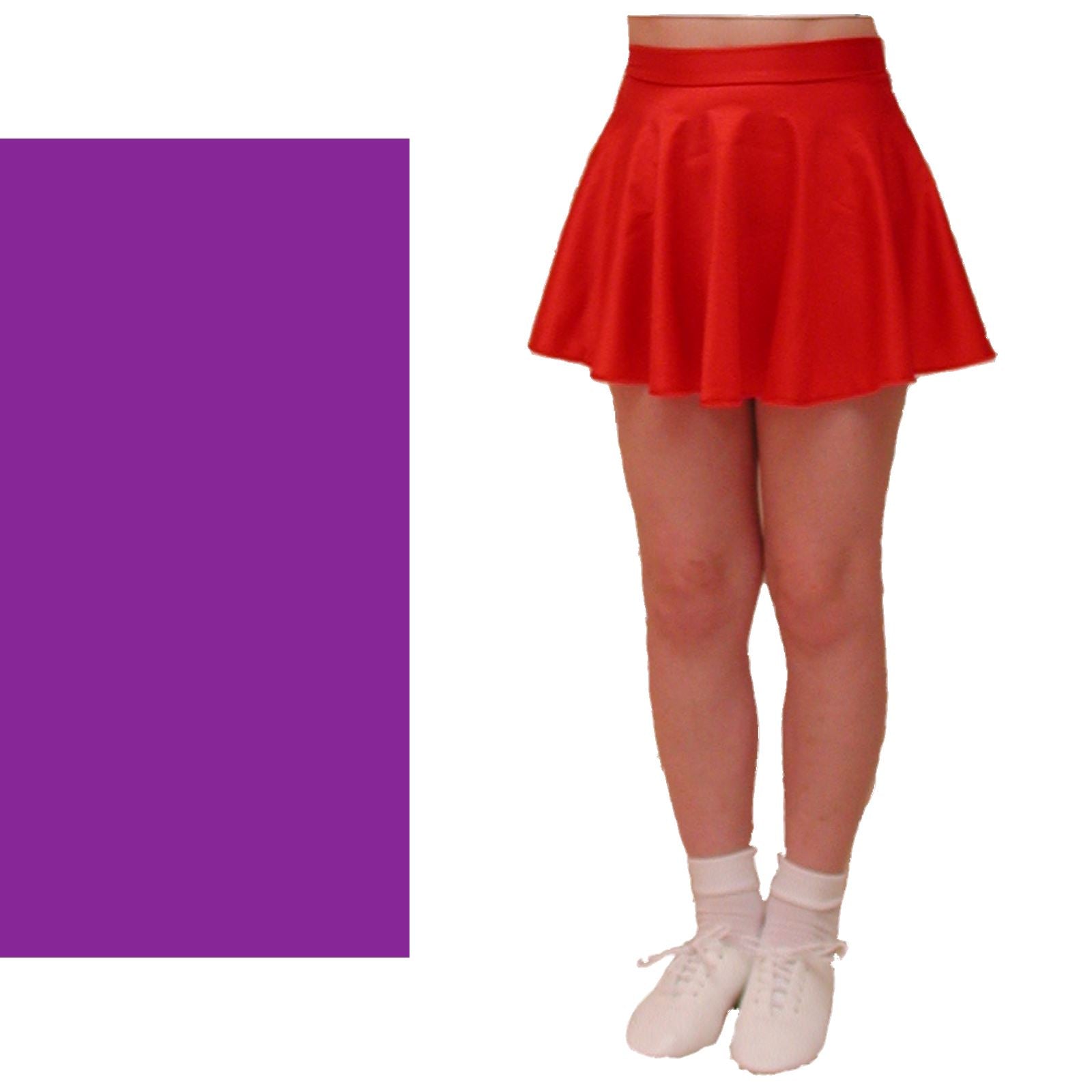 ECS - SHORT CIRCULAR SKIRT Dancewear Dancers World Purple Small Child 