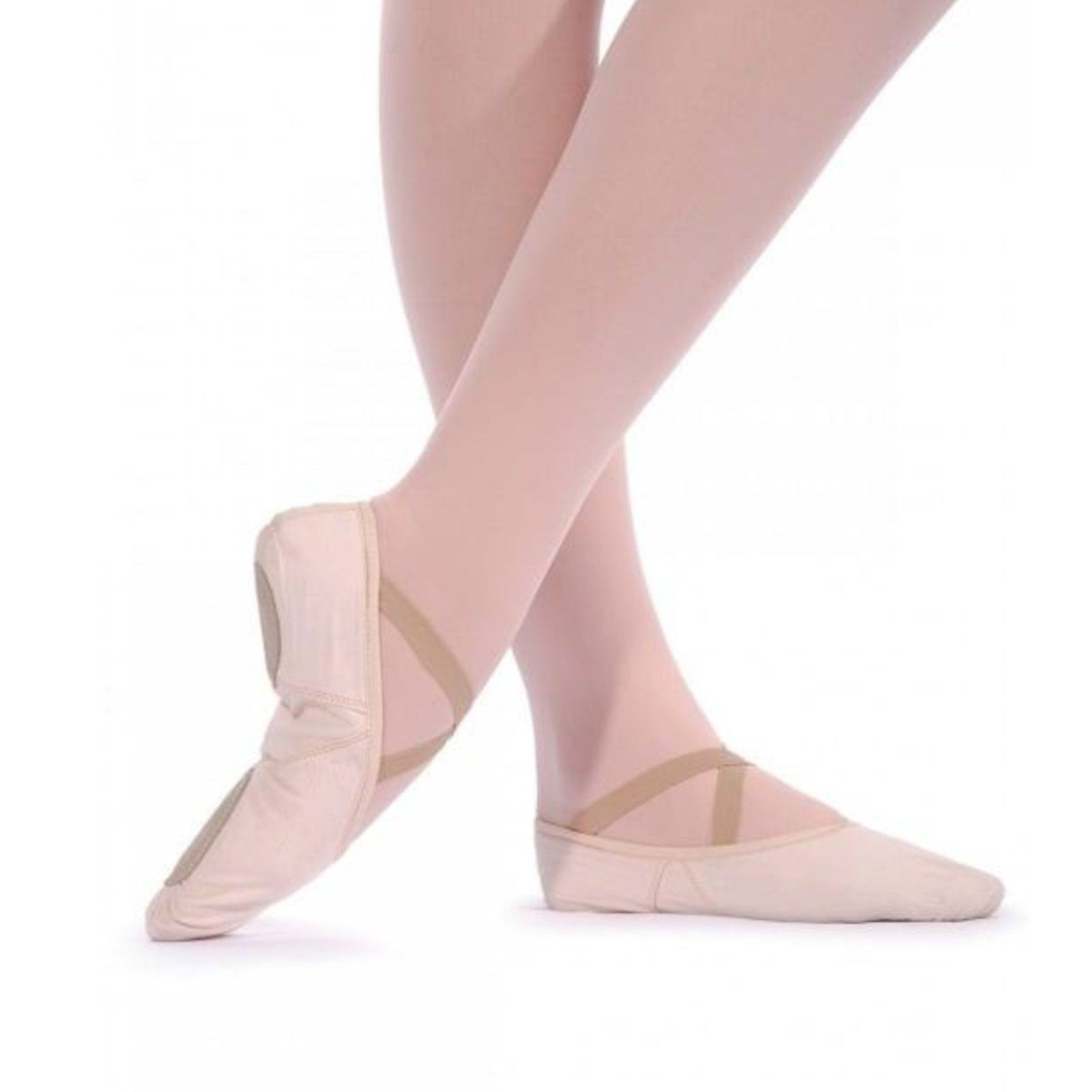 ROCH VALLEY PINK OR BLACK CANVAS SPLIT SOLE BALLET SHOES Dance Shoes Roch Valley Pink Size 1 