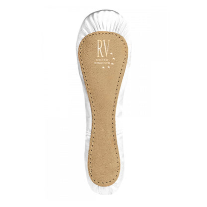 ROCH VALLEY PREMIUM WHITE SATIN FULL SOLE BALLET SHOES Dance Shoes Roch Valley 