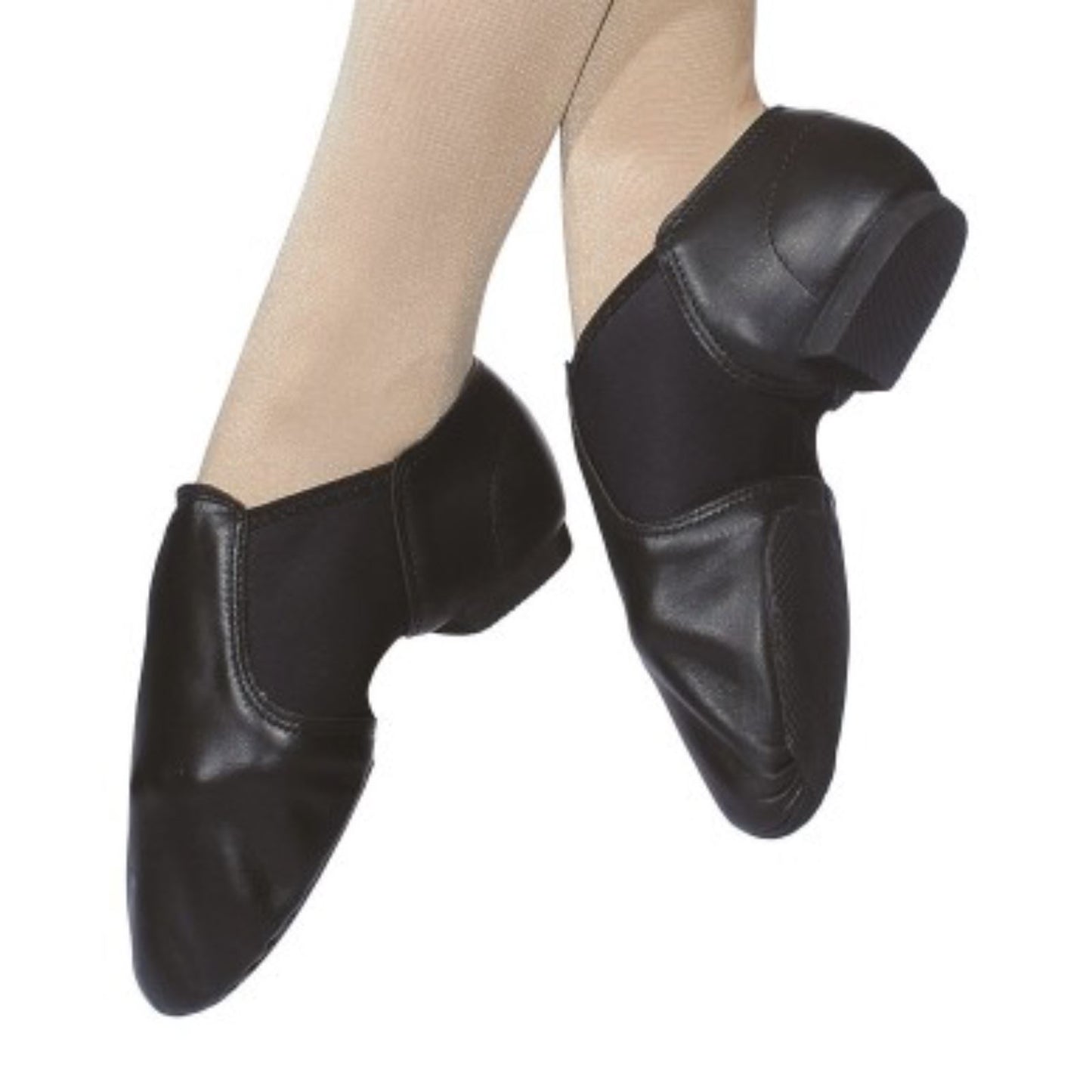 ROCH VALLEY RVNEO LEATHER SPLIT SOLE JAZZ SHOES Dance Shoes Roch Valley Black Junior 10 