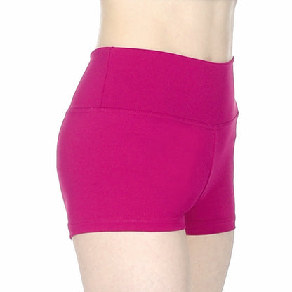 ROCH VALLEY RVTEMPO BURGUNDY MICROFIBRE MICRO SHORTS - SIZE 3A (AGE 11-13) Dancewear Roch Valley Burgundy 3A (Age 11-13) 
