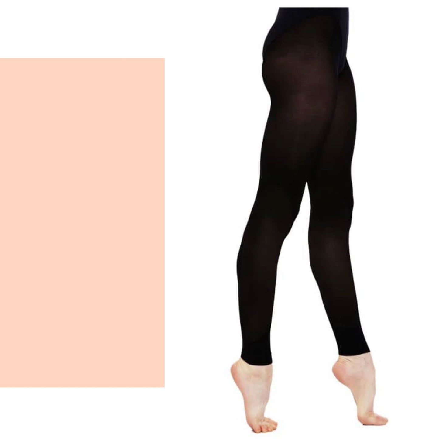 'SILKY' BRAND 60 DENIER BALLET DANCE FOOTLESS TIGHTS Tights & Socks Silky Theatrical Pink Age 3-5 