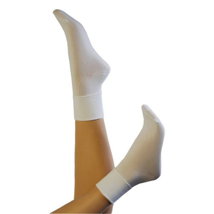 'SILKY' BRAND BALLET & DANCE SOCKS Tights & Socks Silky White 6-8.5 