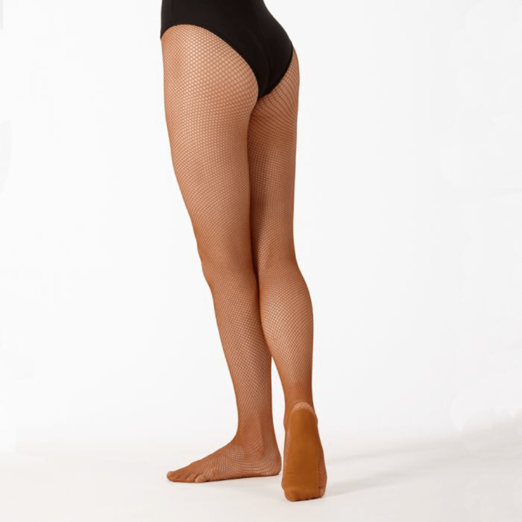 'SILKY' BRAND PERFORMANCE FISHNET DANCE TIGHTS Tights & Socks Silky Toffee Small 