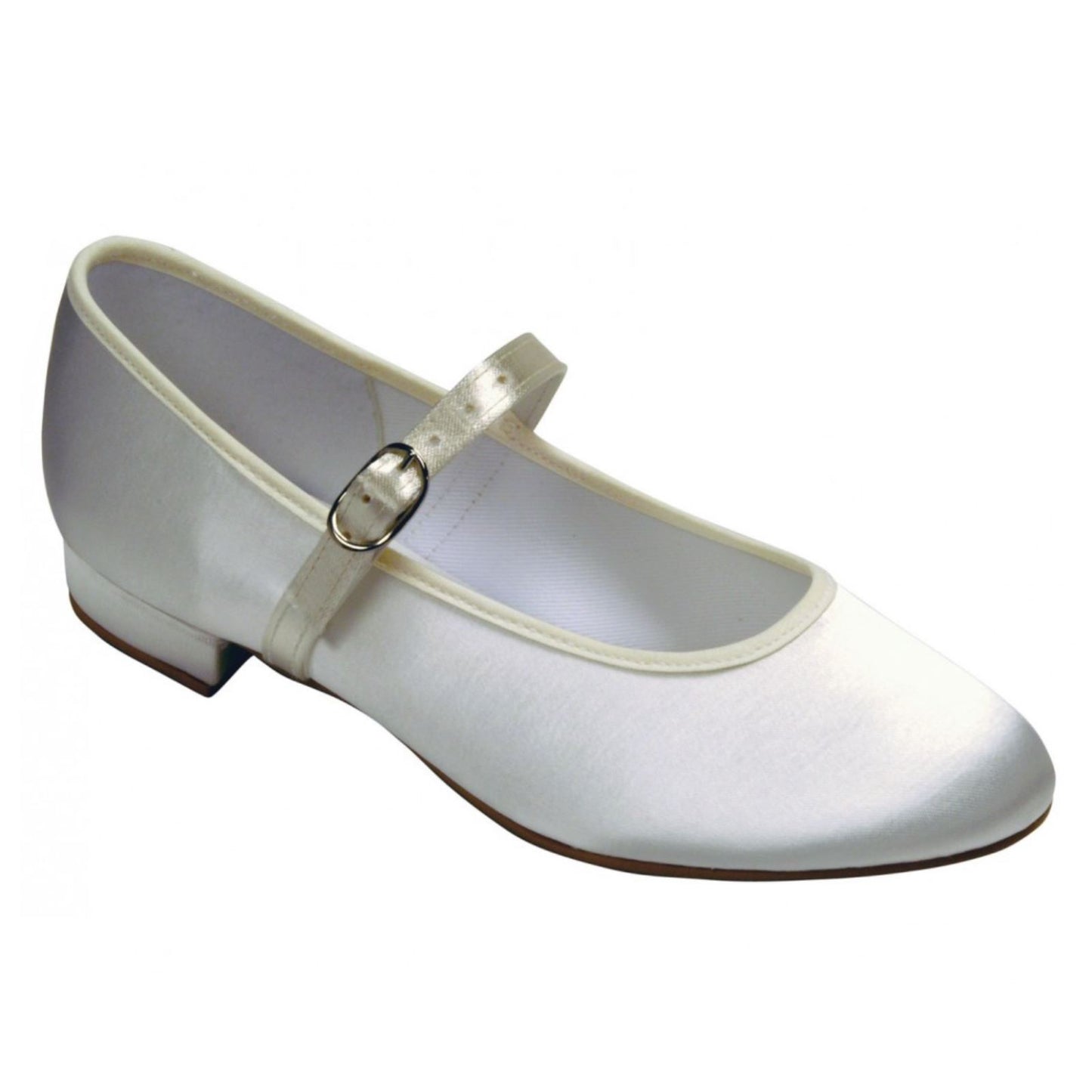 TAPPERS & POINTERS HOLLY LOW HEEL SATIN SHOE Weddings & Christenings Tappers and Pointers 