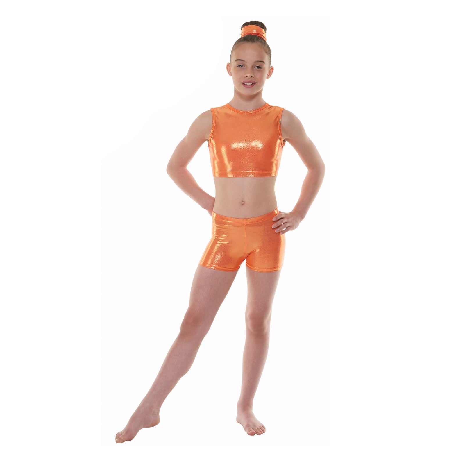 TAPPERS & POINTERS SHINE HIPSTER MICRO SHORTS Dancewear Tappers and Pointers Amber Shine 0 (Age 4-5) 
