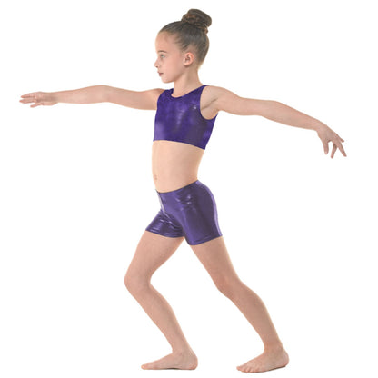 TAPPERS & POINTERS SHINE HIPSTER MICRO SHORTS Dancewear Tappers and Pointers Sugar Plum Shine 0 (Age 4-5) 