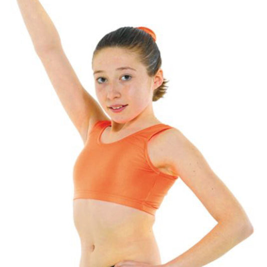 TAPPERS & POINTERS SLEEVELESS VEST CROP TOP Dancewear Tappers and Pointers 